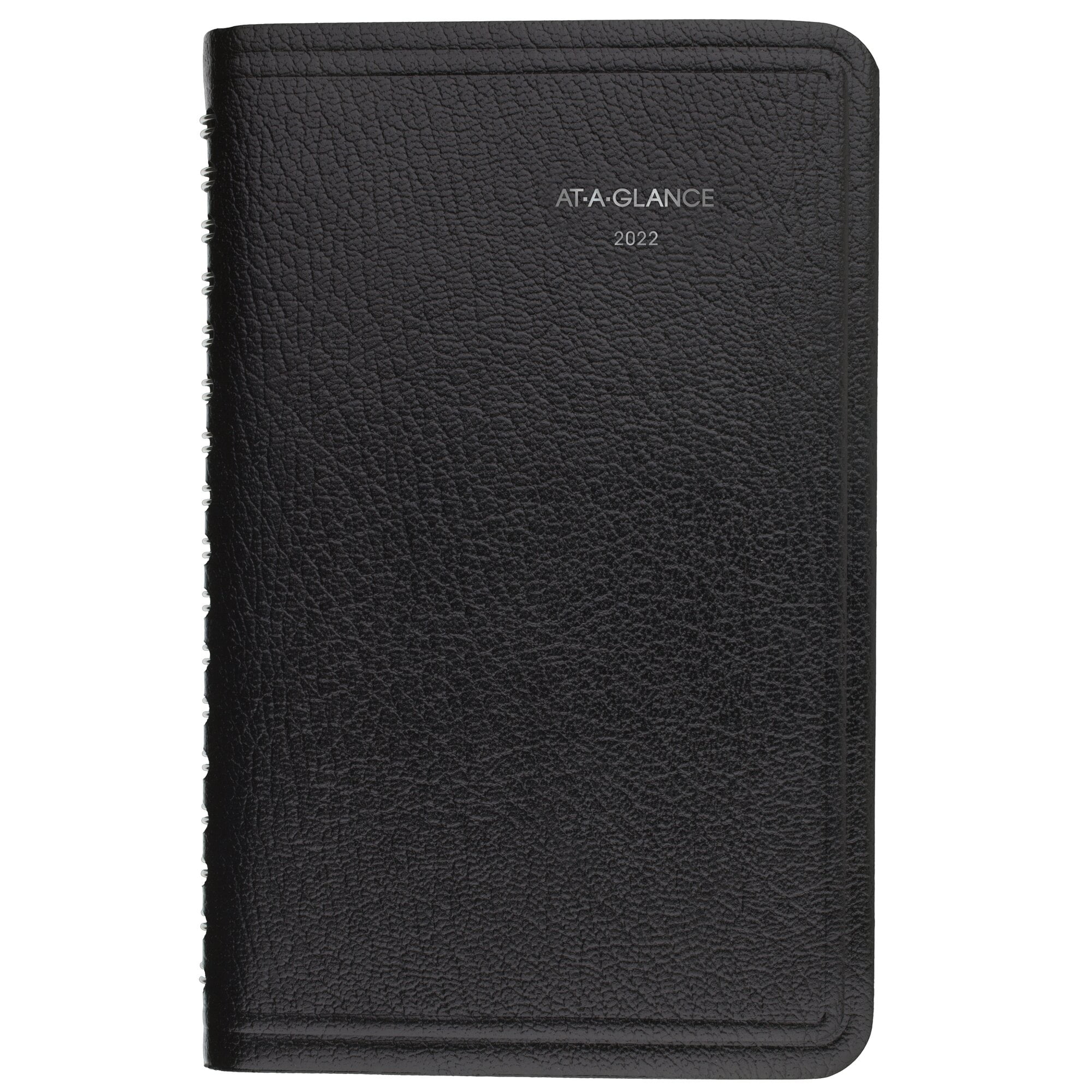AT-A-GLANCE DayMinder Weekly Appointment Book, 3 1/2' x 6', Black, January 2022 to December 2022 - G2500022