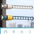 thumbnail image 3 of Window Frame Clothes Hanging Rack, Multifunctional Clothes Drying Rack Hanger  For Home Green,Blue,Grey, 3 of 8