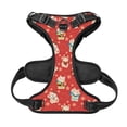 thumbnail image 5 of Lsque Japanese Maneki Cats Dog Harness, No-Pull Pet Harness with 2 Leash Clips, Adjustable Soft Padded Dog Vest with Easy Control Handle for Large Dogs-Large, 5 of 9