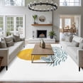 thumbnail image 3 of 6'x9' Area Rugs, Yellow Sun Rise Indoor Outdoor Area Rug for Living Room Bedroom, Ocean Waves Coastal Abstract Art Washable Bathroom Rugs Kitchen Floor Carpet Mats Home Decor Aesthetic, 3 of 8