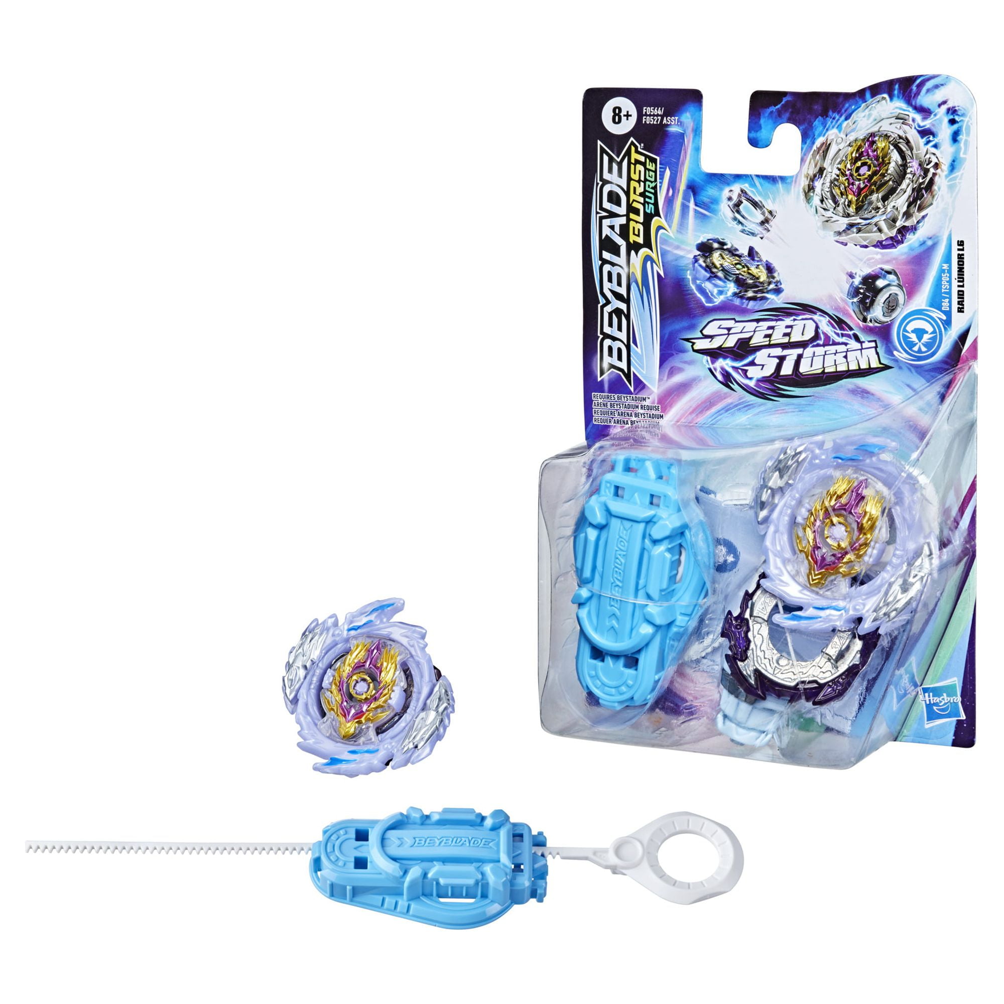 Beyblade Burst Surge Speedstorm Raid Luinor L6 Starter Pack Top and Launcher