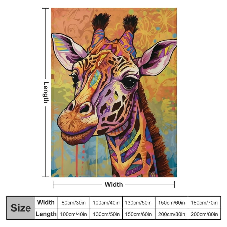 ONETECH Giraffe Blanket Little Giraffe Blanket Giraffe Blanket Adult Giraffe Print Blanket Giraffe Gifts for Women Giraffe Gifts Walmart