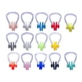 thumbnail image 3 of koolsoo 14x Swim Nose Clip Mixed Colors Waterproof Soft Silicone Gel for Adults Unisex, 3 of 7