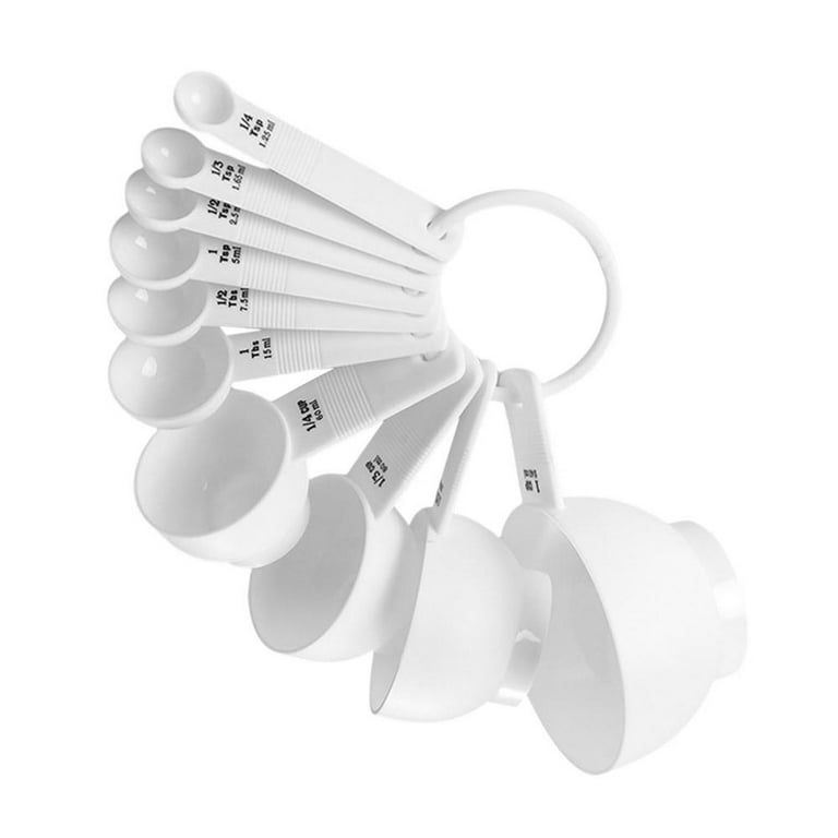 2 Set Of Ten Measuring Cup Liquid Measuring Cups & Spoons Set,pp