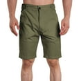thumbnail image 2 of cllios Mens Cargo Shorts Outdoor Hiking Work Shorts Gym Workwear Cargo Shorts with Multi Pockets Mens Cargo Shorts Army Green,L, 2 of 5