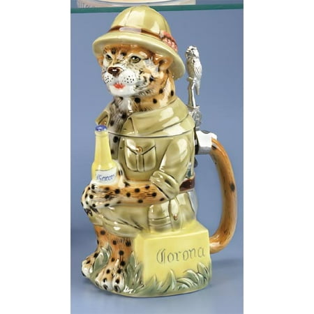 

Corona Jaguar 3D Limited Edition Porcelain Beer Stein #6716