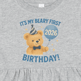 thumbnail image 4 of Inktastic Beary First Birthday 2026 Teddy Bear Girls Baby Dress, 4 of 5