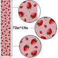 thumbnail image 4 of Strawberry Table Runner Summer Girl Baby Shower Birthday Party Decoration Home Dining Room Kitchen Decor(13.8" x 71"), 4 of 5
