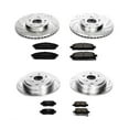 thumbnail image 3 of PowerStop Front and Rear Z23 Evolution Sport Carbon-Fiber Ceramic Brake Pad and Drilled & Slotted Rotor Kit Fits: ACURA Select Models K2291, 3 of 10