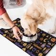 thumbnail image 2 of Halloween Pumpkin Dog Mat for Food and Water Absobing Durable 17x30 Inch Dog Bowl Mat Pumpkin Spooky Dog Feeding Mat EcoFriendly Durable Pet Placemat, 2 of 7