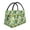Green Tropical, variant on Vsdgher Green Tropical Leaves Print Insulated Reusable Bags with Sturdy Zipper and Handles, Foldable Totes for Hot or Cold Food Bring or Delivery