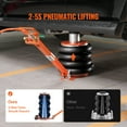thumbnail image 4 of KFFKFF Air Jack, 6 Ton/13000 lbs Capacity, 2-5 S Pneumatic Lifting Mechanism with Extended Column & Modifiable Handle, Convenient & Compact Lifting Device with Durable Rubber Cushion, 4 of 9