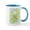 White/Blue Inside, variant on CafePress - Spring Flowers 2 Mugs - 11 oz Ceramic Mug - Novelty Coffee Tea Cup
