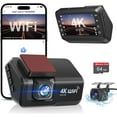 thumbnail image 1 of Otovoda Front and Rear Camera 4K+1080P WiFi Dual Dash Cam, 1 of 6