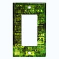 thumbnail image 2 of Metal Light Switch Wall Plate Outlet Cover (Coffee Shop Cafe Restaurant Sign Black Lime Green - Single Rocker), 2 of 2
