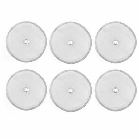 

6pcs Practical Reusable Accessories Stainless Steel Mesh Screen Coffee Press Filters Filter Mesh Replacement Steel Filter