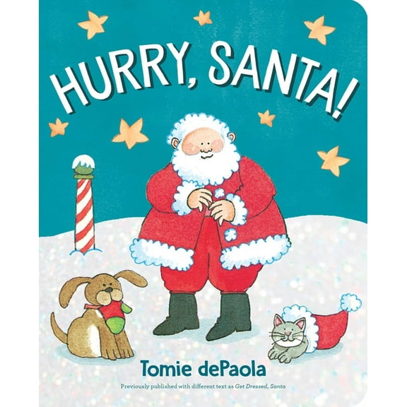 Hurry, Santa!, (Board Book)