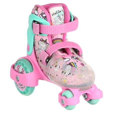 Size 11-2 Roller Derby EZ Roll Adjustable Hello Kitty Skate, Size 11-2