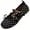 Beige, variant on Womens Mary Jane Flats Round Toe Satin Polka Dot Crisscross Buckle Strap Bow Slip On Breathable Casual Everyday Comfort Flat Shoes Black Size US7