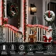 thumbnail image 2 of Jnaurb Battery Operated Rope Lights for Outside, 33FT 100LED 8 Modes Battery Operated String Lights, Waterproof Christmas Fairy Light with Remote for Outdoor Indoor Patio Xmas Party Decorations - Red, 2 of 7