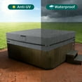 thumbnail image 6 of Square Hot Tub Cover Waterproof, Heavy Duty Insulated Outdoor SPA Cover with Windproof Lock & Handles for Energy Saving, 87"x87", 6 of 6