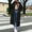 Black, variant on Josdec Women Full Zip Long Maxi Hooded Cardigan, Oversized Cuffed Sleeve Fleece Jacket with Side Pockets, Solid Warm Fall Winter Casual Outerwear S-XXXL