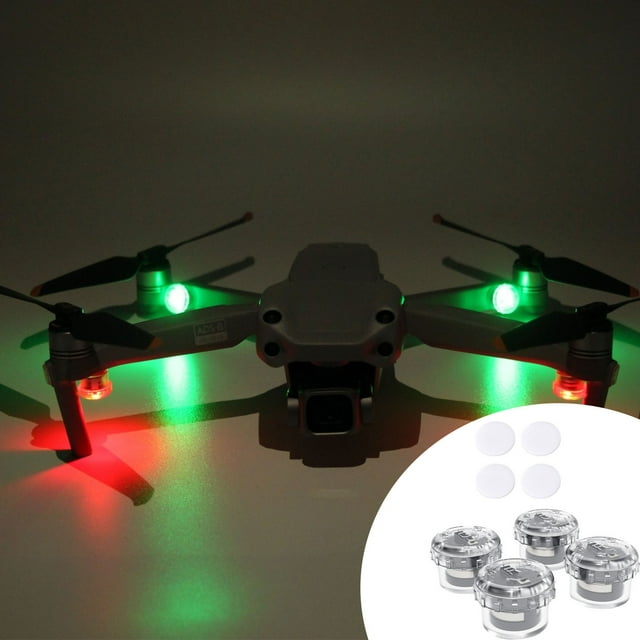 Suitable ForDJI Avata Strobe Lights Highlight Night Flight Indicators Go Pro Sticker Mount Photography 4k 5k with Camera for Adults Scoot 1 Pro Camera Quad Copter Remote Control Action Camera with