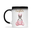 thumbnail image 2 of Easter Egg Boston Terrier Bunny Ear Welcome Spring Truck Heat Color Changing Mug Gentleman Dog Lover Gifts Magic Coffee Mug - 12002, 2 of 4