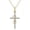 silver A, variant on Necklaces for Women 2026 Fashion Shiny Rhinestone Christian Cross Pendant Necklace Jewelry Gift