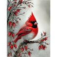 thumbnail image 1 of Diamond Drill North American Cardinal 5D Kits de pintura DIY Ronda completa (A6309) FLhrweasw Nuevo, 1 of 9