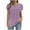 Multicolor, variant on JSheng Womens Casual T-Shirt Plus Size New Short-sleeved V-neck Pullover Casual Solid Color Loose T-shirt Blue S