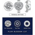 thumbnail image 4 of Dance Necklace for Women 1Carat Moissanite Halo Pendent, D Color VVS1 Simulated Diamond 925 Sterling Silver Dancing Necklace, 4 of 4