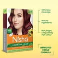 thumbnail image 3 of Nisha Creme Hair Color | Permanent Long Lasting Burgundy Hair Dye Colour Kit | Burgundy | Mini Box 40gm / 1.35 Oz, 3 of 8