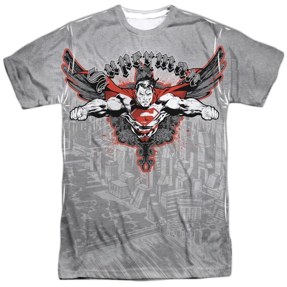 Superman Take Wing Mens Sublimation Shirt