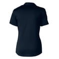 thumbnail image 3 of Women's Cutter & Buck Navy Washington Commanders Americana Virtue Eco Pique Recycled DryTec Polo, 3 of 3