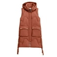 thumbnail image 5 of Womens Jackets With Hood Packable Long Womens Winter Coat Warm Packable Down Jacket Full Length Down Coats For Women, 5 of 5