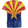 thumbnail image 2 of Arizona Vintage Distressed State Flag All Over Mens T Shirt Multi MD, 2 of 2