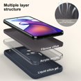 thumbnail image 4 of Slim Liquid Silicone Case for Moto G Stylus 5G 2023,with Scratch-Resistant Microfiber Lining Anti-Slip and Soft Silicone Protective Case for Motorola Moto G Stylus 5G 2023 (Gray), 4 of 14