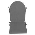 thumbnail image 2 of Costaelm Paradise Outdoor Adirondack Chair Seat and Back Cushion, Gray, 2 of 7