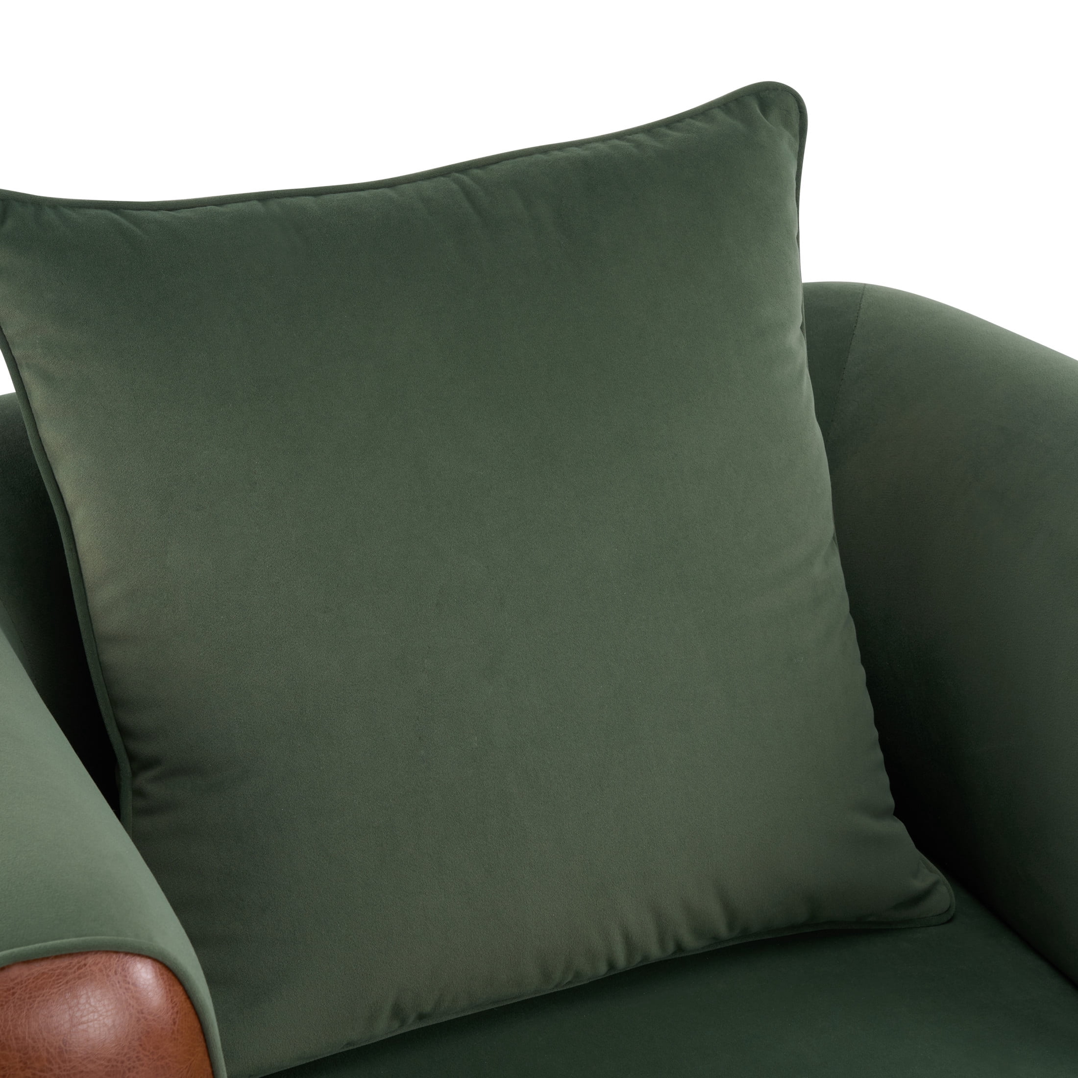 Christopher Knight Home Indoor Armchair with Wrap-Around Back and Accent Pillow, Sage