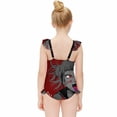 thumbnail image 4 of Himiko Toga Girls Swimsuit Ruffle One-piece Beachwear Kids Cute Swimwear Summer Bathing Suit 8-10Y（130cm）, 4 of 8