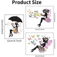 thumbnail image 2 of GGAUBAIFI Lightswitch Vinyl Decal Sticker, 6 Pack Fairy Sticker for Light Switch, Outlets or Any Ledge, Removable Cute DIY Mural Wallpaper Wall Laptop Computer Vehicle Bedrooms or Nursery, 2 of 6