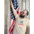 thumbnail image 2 of All American Dad 4Th July T-Shirt Men -Image by Shutterstock, Male Large, 2 of 4