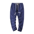 thumbnail image 1 of Dagugfen Sweatpants for Men Plus Size Drawstring Elastic Waist Comfy Running Athletic Cropped Pants, 1 of 7