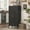 Black, variant on Adjustable 2 Doors Storage Cabinet Kitchen Pantry Cabinet With Adjustable Shelves all Steel Cabinet Locker for Kitchen, Living Room, Dining Room and Office