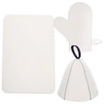 thumbnail image 1 of 1 Juego de gorro de Sauna de fieltro para mujer, gorro de Sauna, guante, gorro de Sauna transpirable, gorro de ducha para baño, 1 of 6