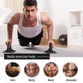 thumbnail image 1 of OULII 2Pack Ergonomic Pushup Handles PVC Blue Push-up Board for Muscle Building, 1 of 5
