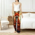 thumbnail image 4 of Sikiie Maple Leaf Meditating Fox Women’s Ultra-Soft Comfy Lounge Pants Sleepwear Comfy Lounge Pants Drawstring Sleep Bottoms with PocketsX-Large, 4 of 6