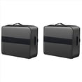 thumbnail image 1 of 2X Bolsa para Documentos Con Candado, Ignífuga, Una Prueba de Humedad, 3 , 15 x 11 Pulgadas, Importante Organizador de Documentos (Negro), 1 of 7