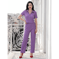thumbnail image 2 of Conjunto Mujer 2 Piezas Blusa y Pantalón | Set Casual Elegante Texturizado | Blusa con Cierre y Cuello, 2 of 5